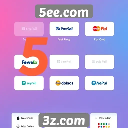 Opções de pagamento disponíveis em 5ee.com