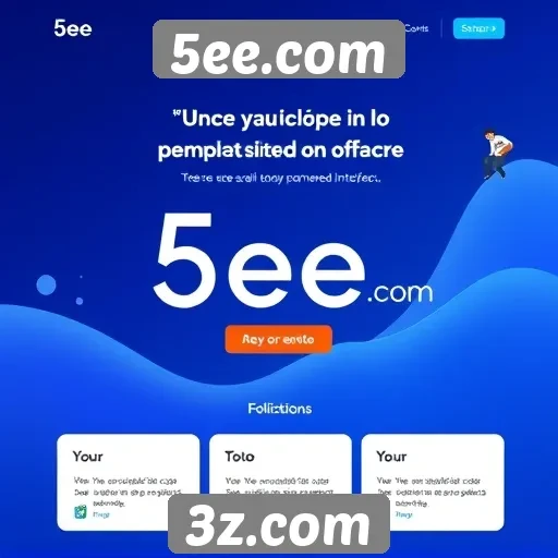 Interface do usuário e experiência no site 5ee.com
